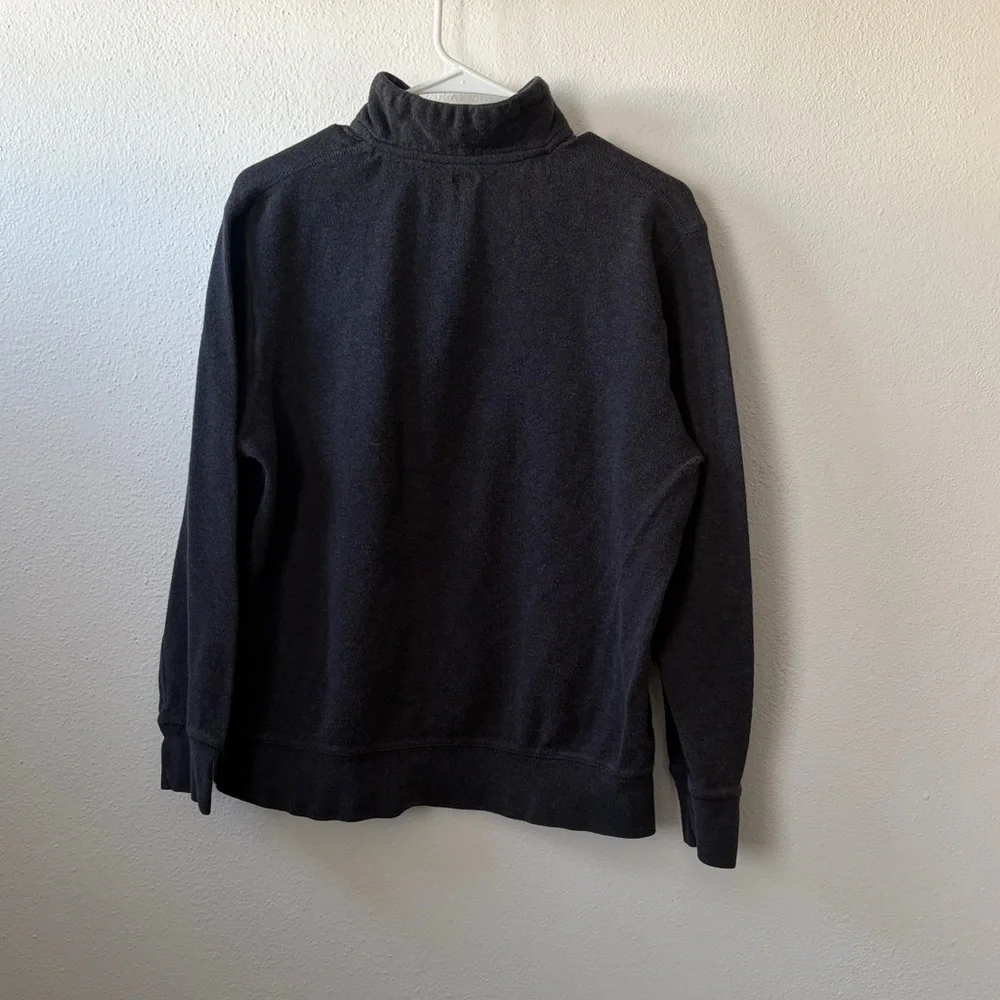 Men's Gray Half-Zip Sweater - Picture 3 of 3